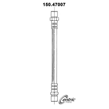 Centric Parts Brake Hose, 150.47007 150.47007